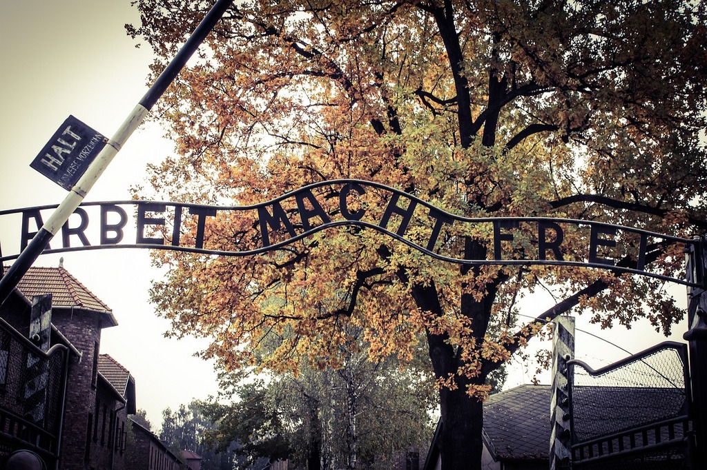 auschwitz entrada al campo de concentracion