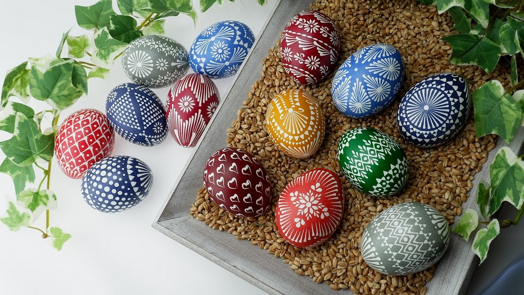 huevos decorados de pascua